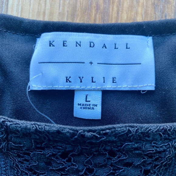 Kendall and Kylie black lace tank - Picture 2 of 3